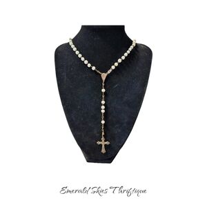Italian rosary necklace